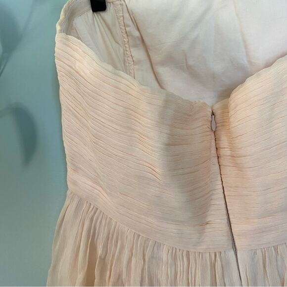 J Crew Mindy Silk Strapless Bridesmaid Dress - Picture 4 of 8